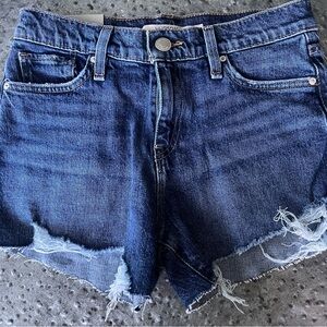 HUDSON Gemma Mid-Rise Shorts - Peony, Size 25, BNWT